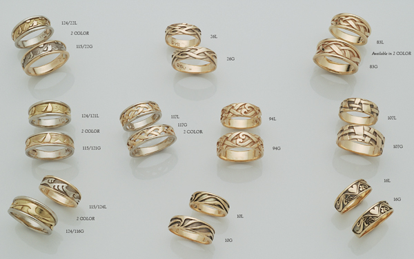 Fish Rings by David Virtue Jewelry